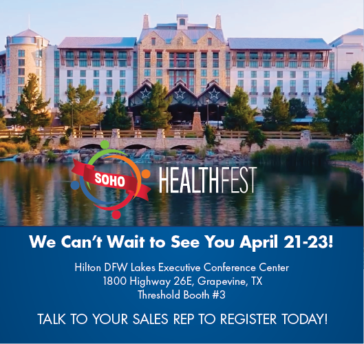 Join us at the SOHO Healthfest, April 21, 2023.